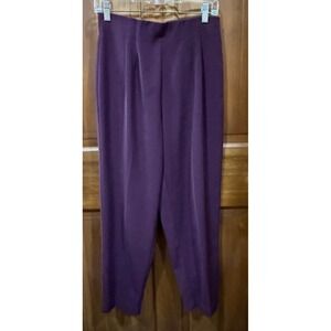 SAVION Womens Purple High Waist Dress Pants Size 12 EUC